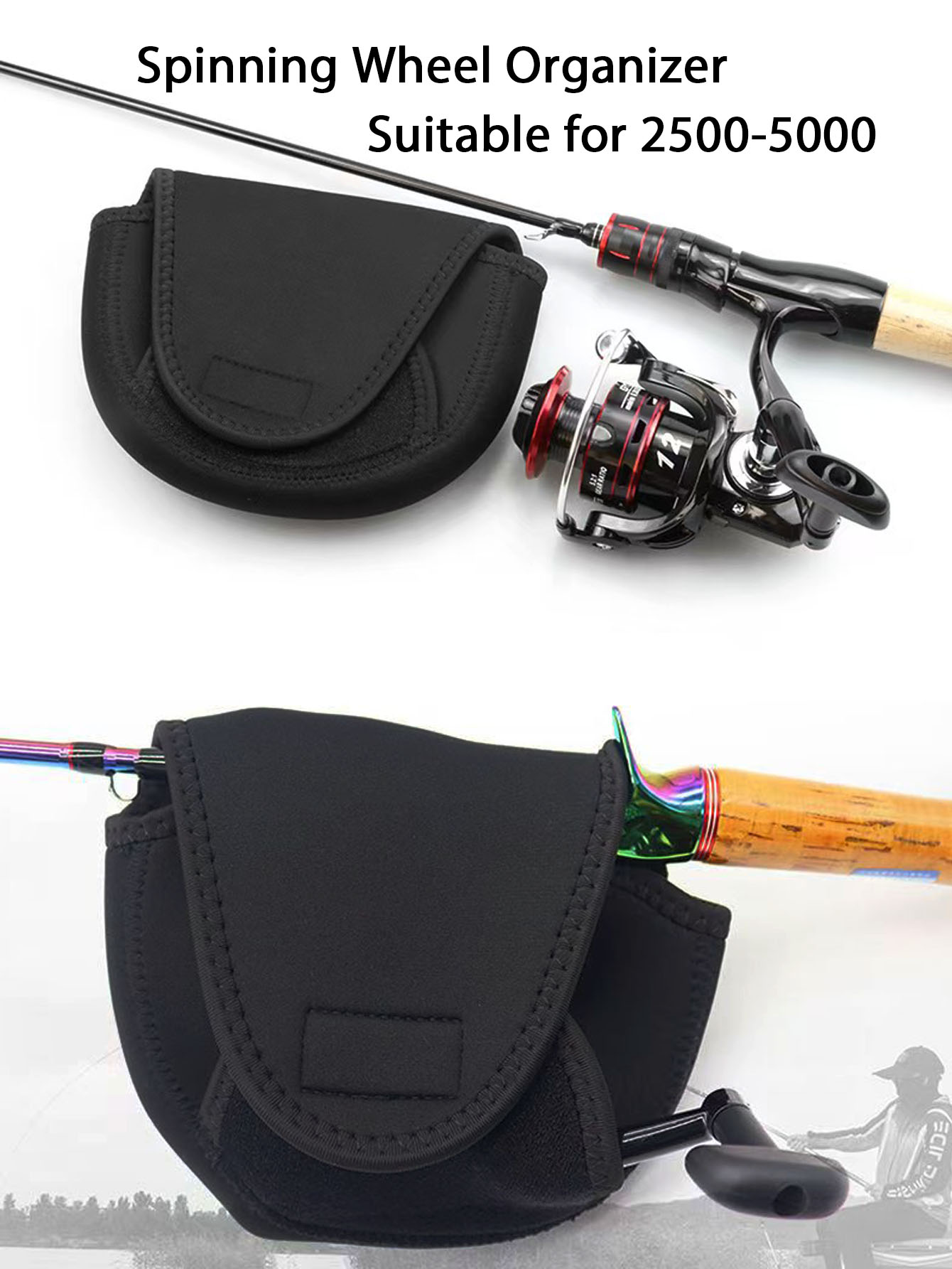 Spincast Reel - Thickened Fishing Reel Protective Cover, Baitcasting