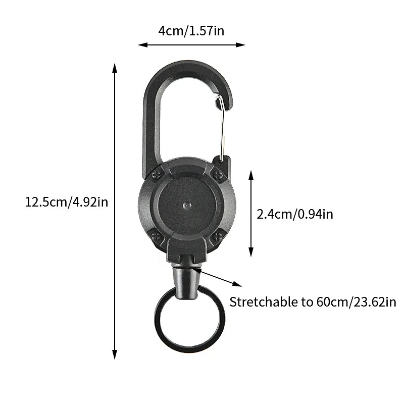 Tactical Retractable Carabiner - Conventional Reel บทวิจารณ์และราคา