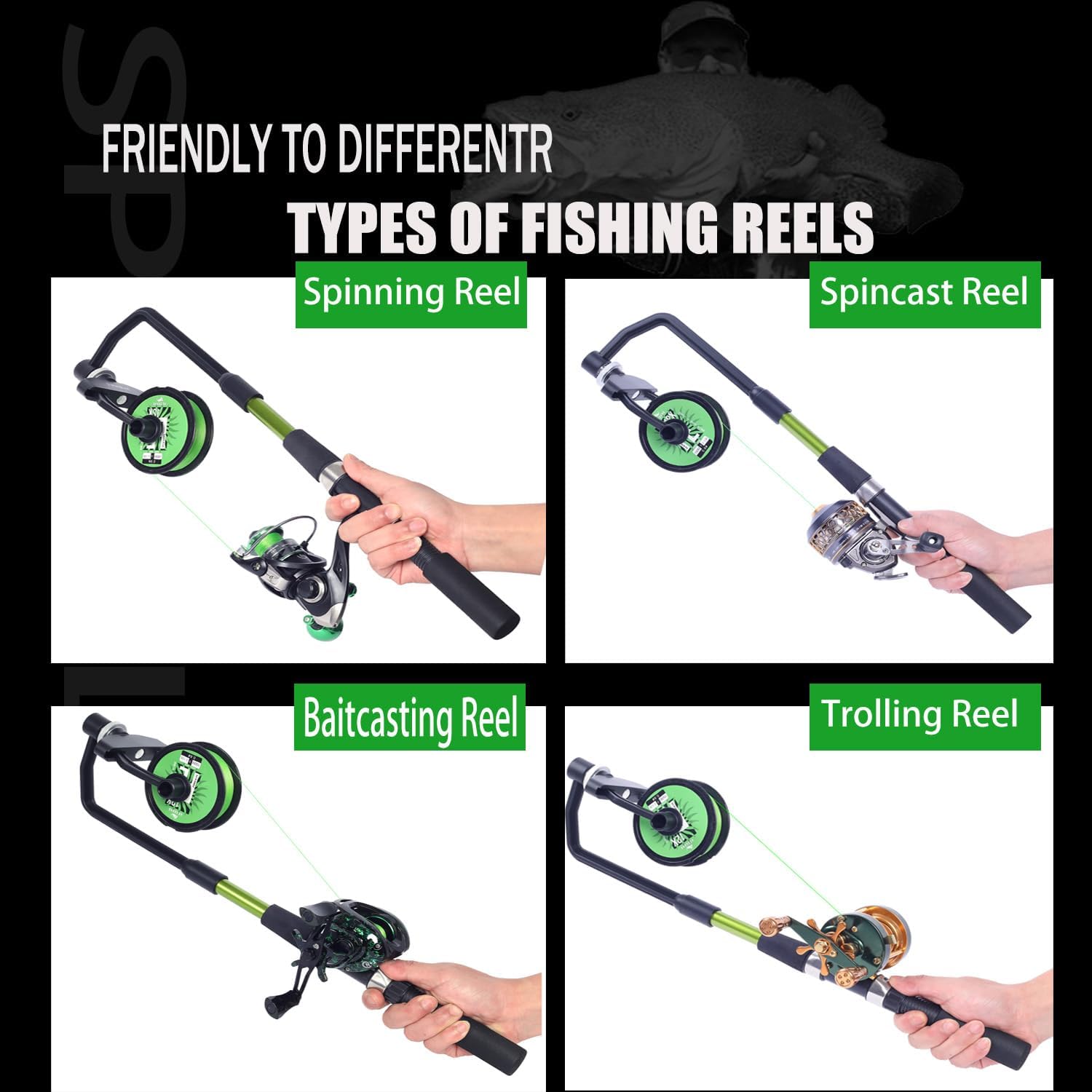 Fishing Line Spooler, Adjustab - Fly Reel บทวิจารณ์และราคา