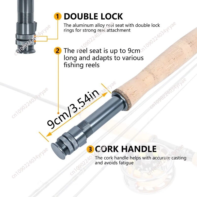 8 Fan Premium Fly Fishing Comb - Fly Reel บทวิจารณ์และราคา