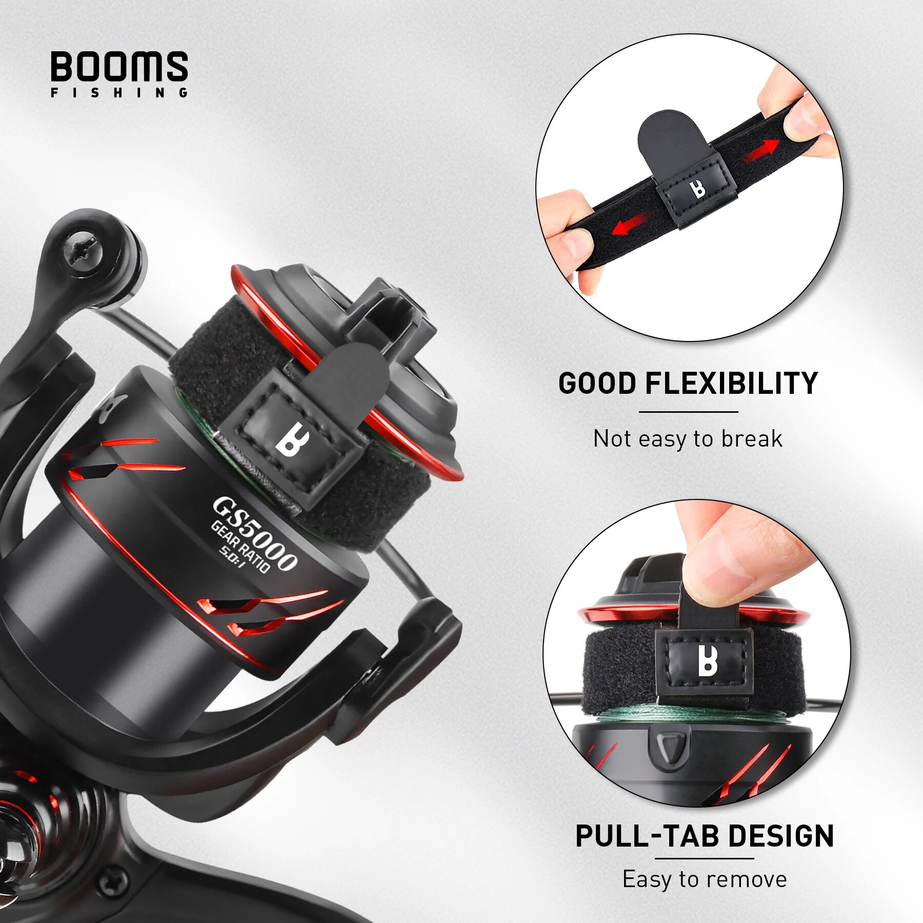 Booms Fishing SB1 4Pcs Spinnin - Reel Cover บทวิจารณ์และราคา