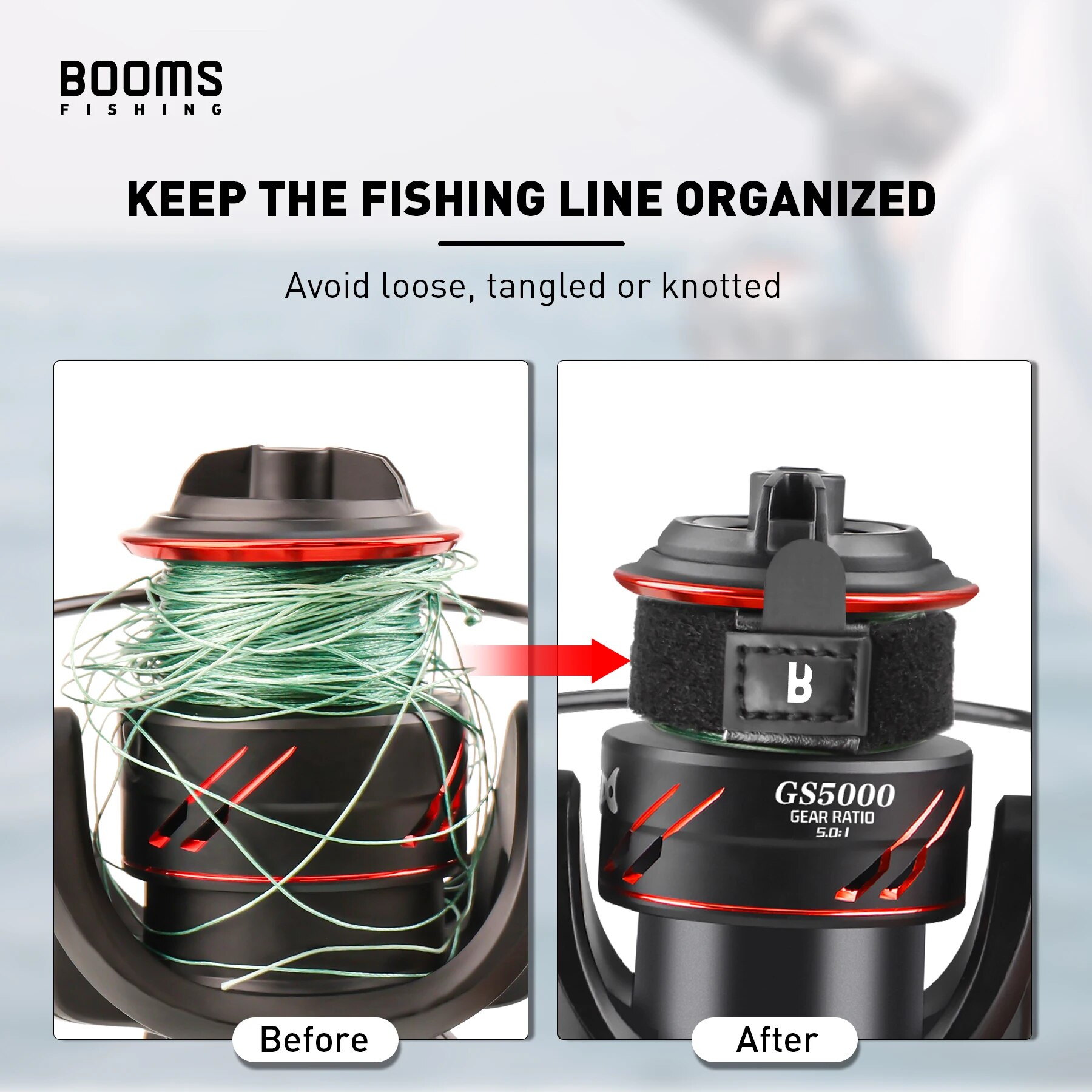 Booms Fishing SB1 4Pcs Spinnin - Reel Cover บทวิจารณ์และราคา